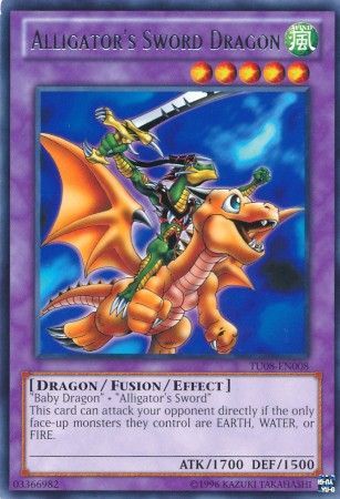 Alligator's Sword Dragon - TU08-EN008 - Rare