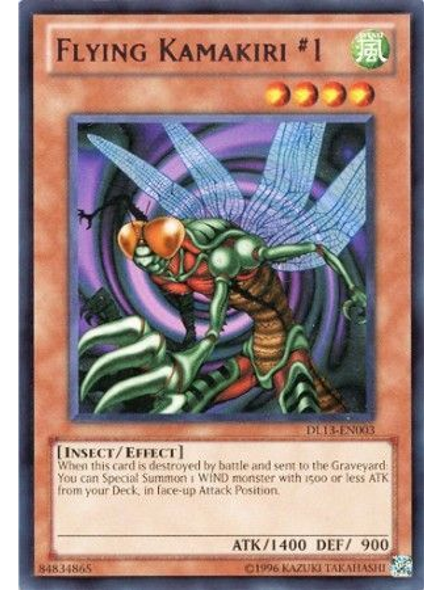 Flying Kamakiri #1 - DL13-EN003 - Rare 1