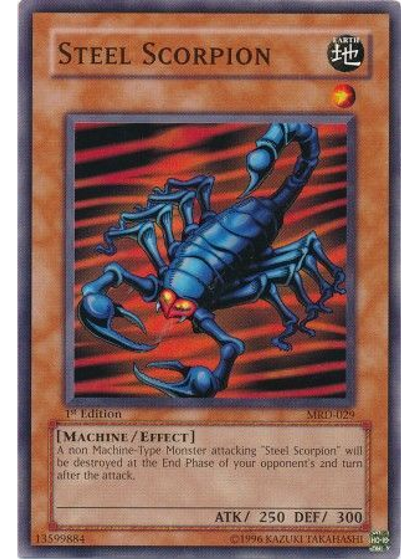 Steel Scorpion - MRD-029 - Common 1st Edition 1