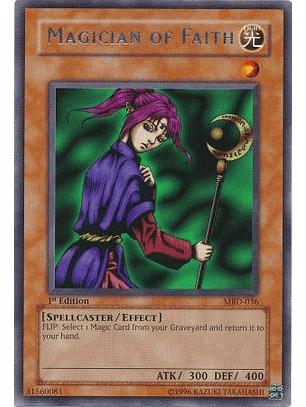Magician of Faith - MRD-036 - Rare 1st Edition