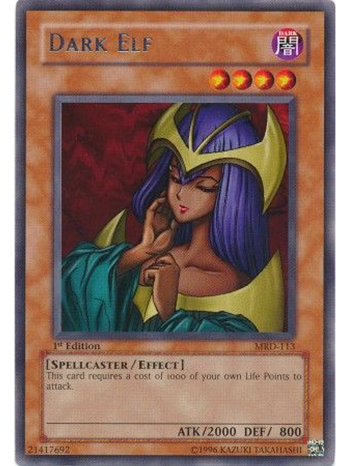 Dark Elf - MRD-113 - Rare 1st Edition 1
