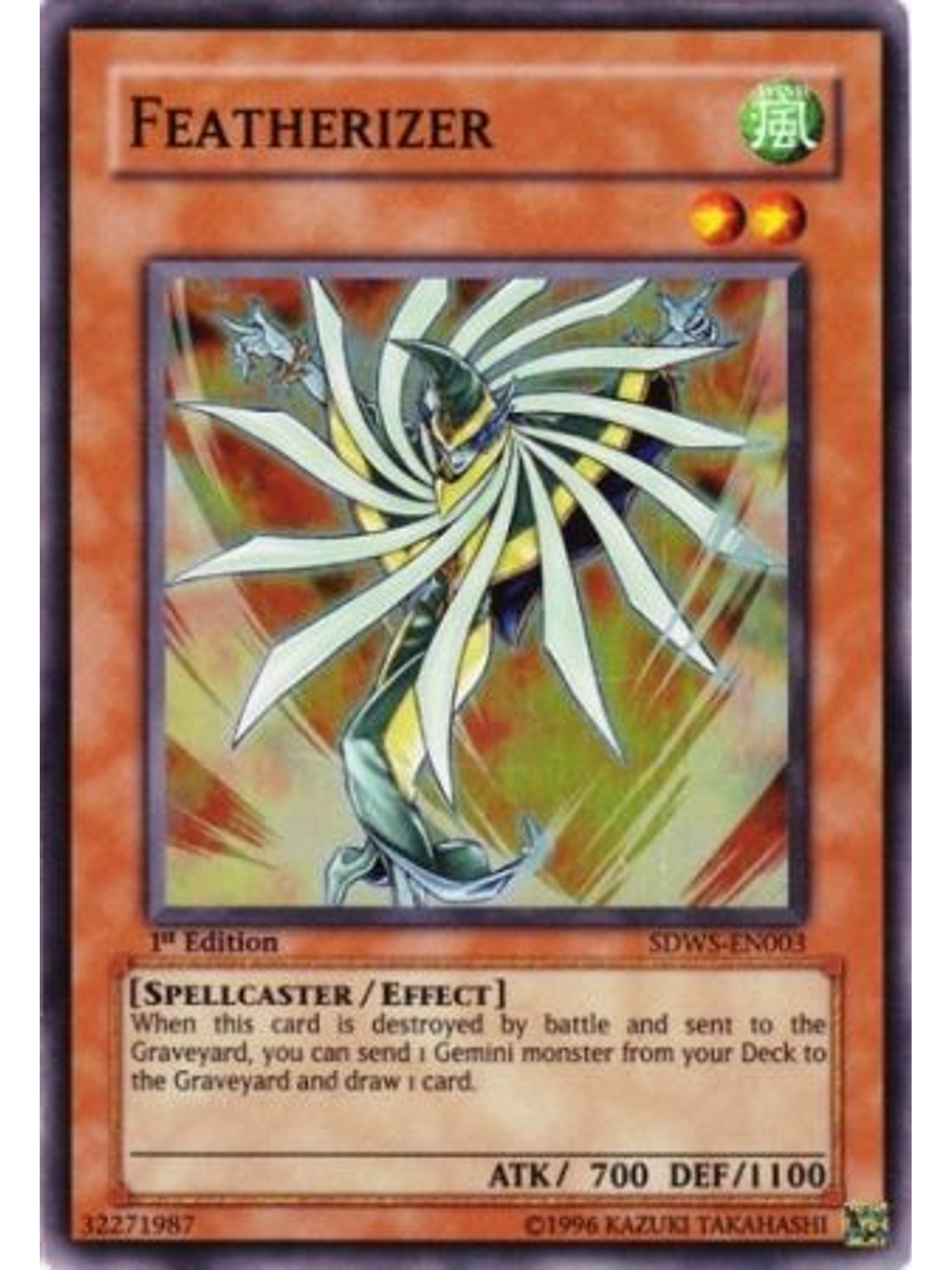 Featherizer - SDWS-EN003 - Super Rare 1st Edition 1