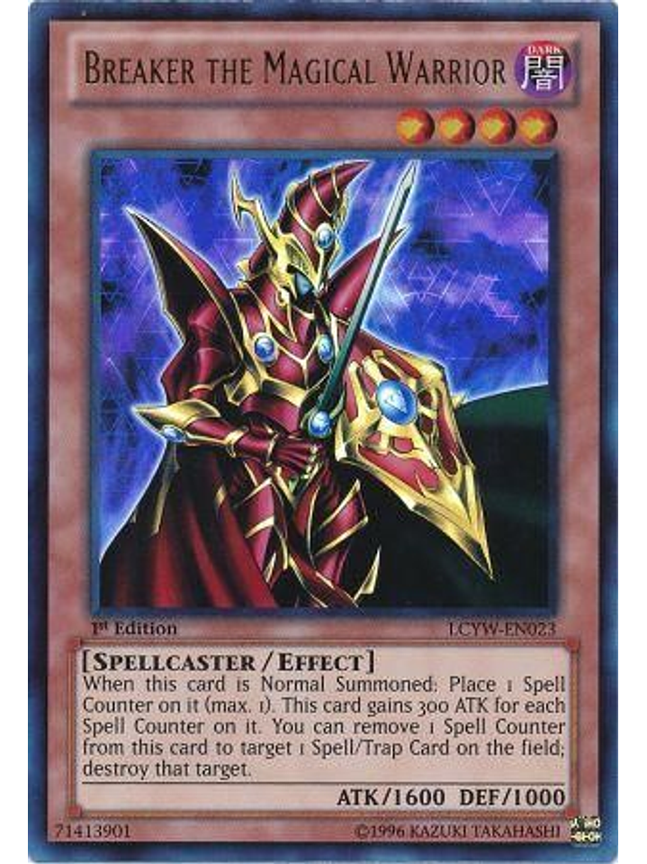 Breaker the Magical Warrior - LCYW-EN023 - Ultra Rare 1st Edition 1