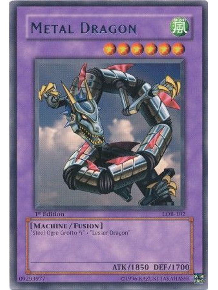 Metal Dragon - LOB-102 - Rare 1st Edition 1