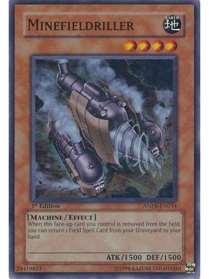 Minefieldriller - ANPR-EN034 - Super Rare 1st Edition 1