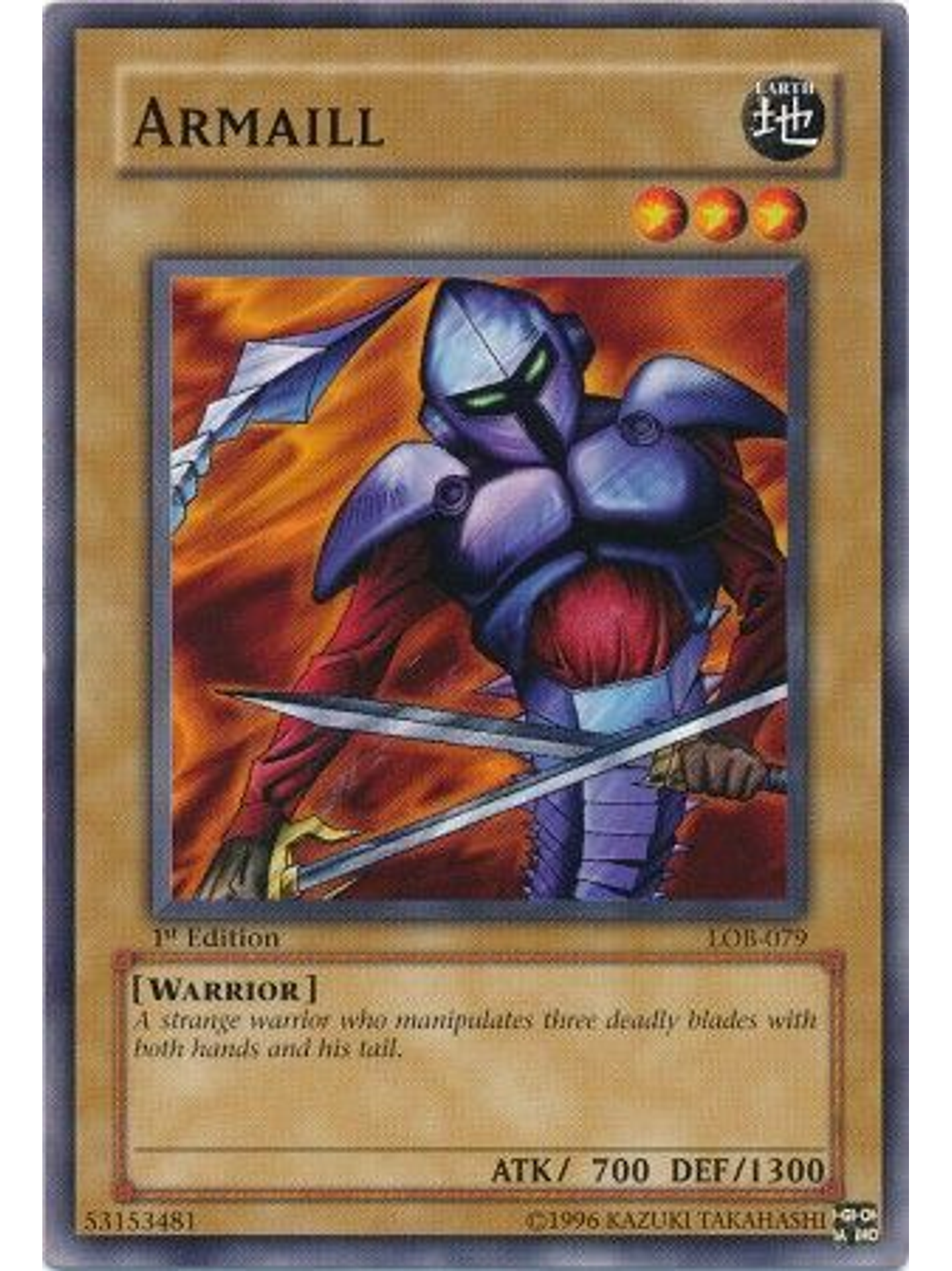 Armaill - LOB-079 - Common 1st Edition 1