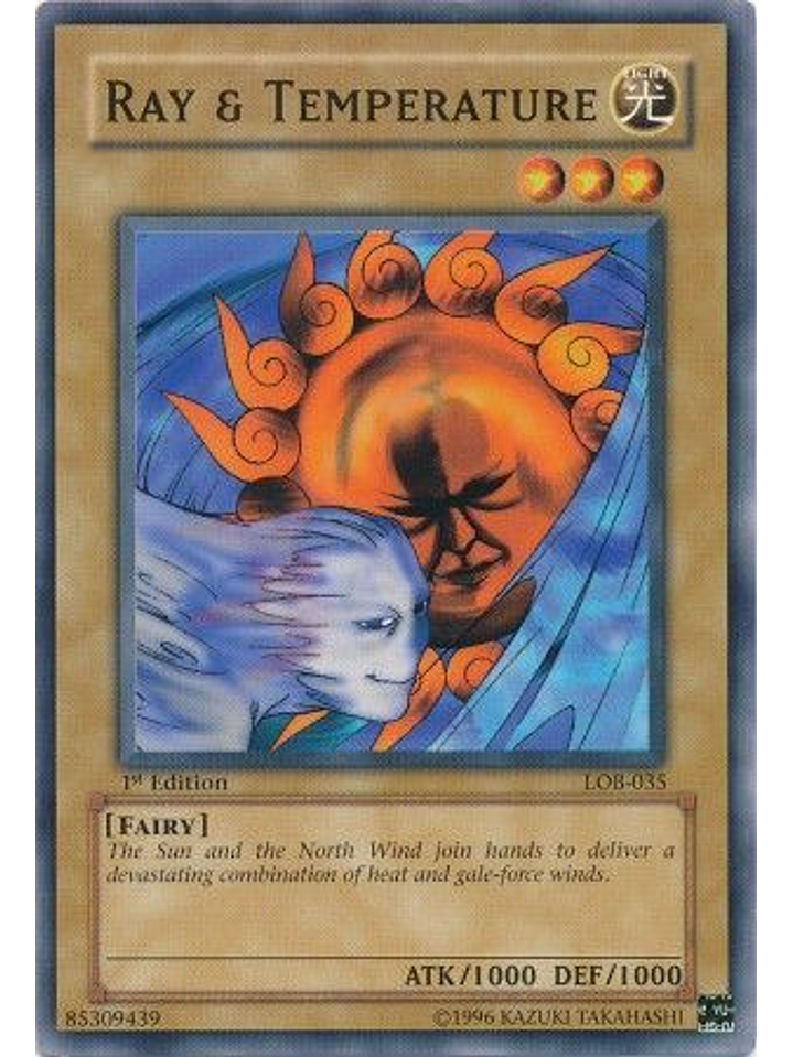 Ray & Temperature - LOB-035 - Common 1st Edition 1