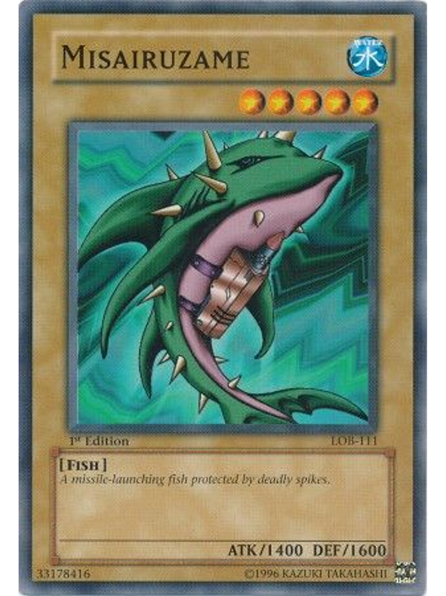 Misairuzame - LOB-111 - Common 1st Edition 1