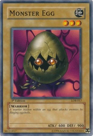 Monster Egg - LOB-017 - Common 1st Edition
