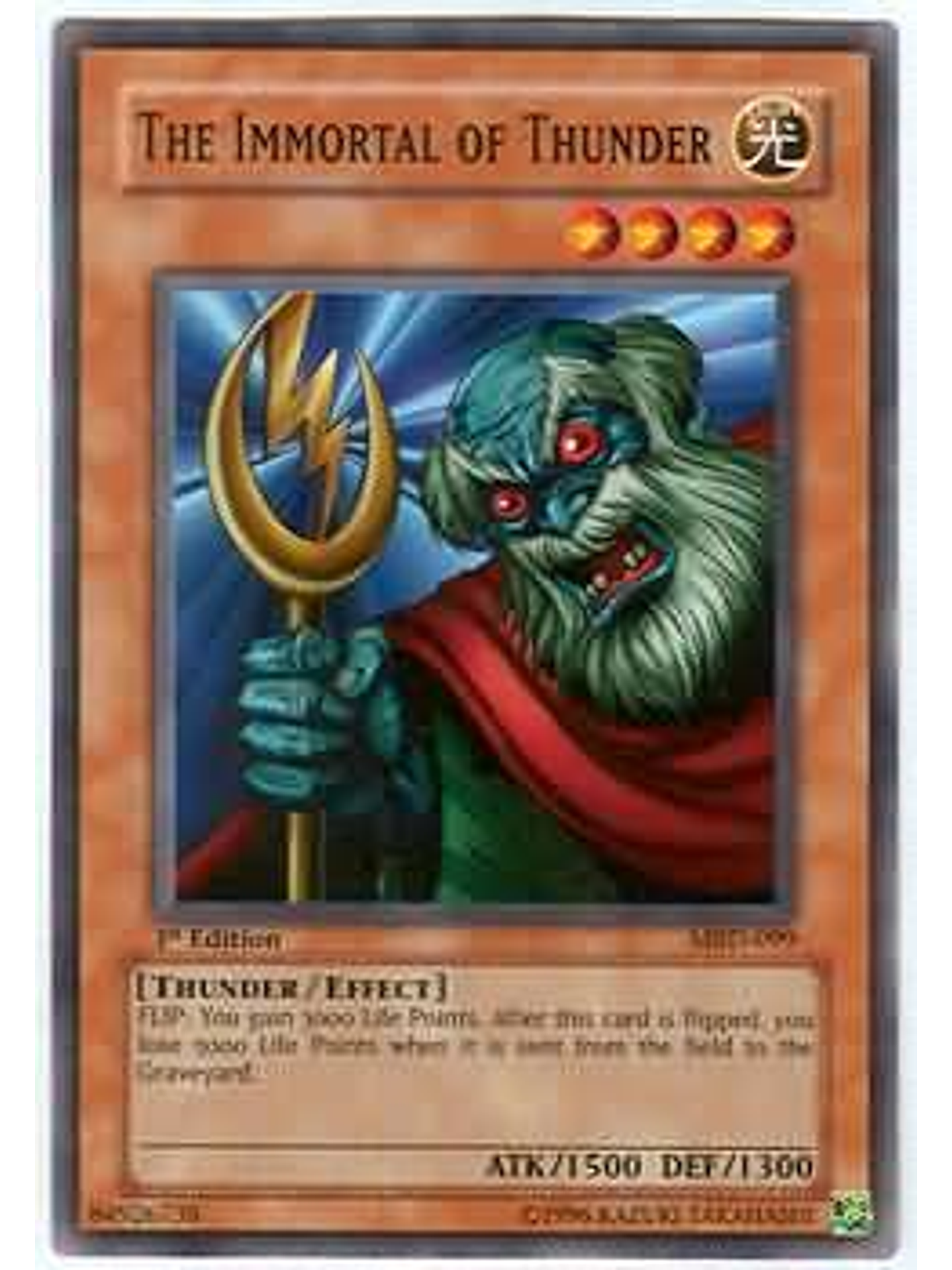 The Immortal of Thunder - MRD-099 - Common 1st Edition 1