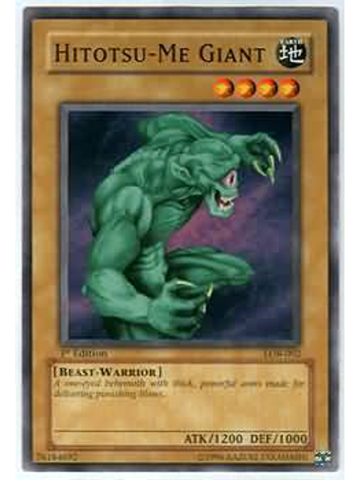 Hitotsu-Me Giant - LOB-002 - Common 1st Edition 1