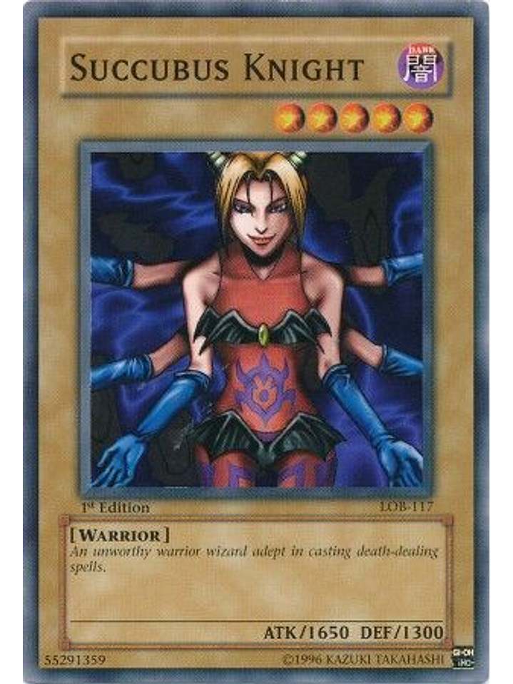 Succubus Knight - LOB-117 - Common 1st Edition 1