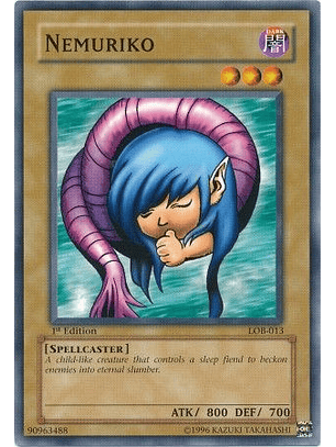 Nemuriko - LOB-013 - Common 1st Edition