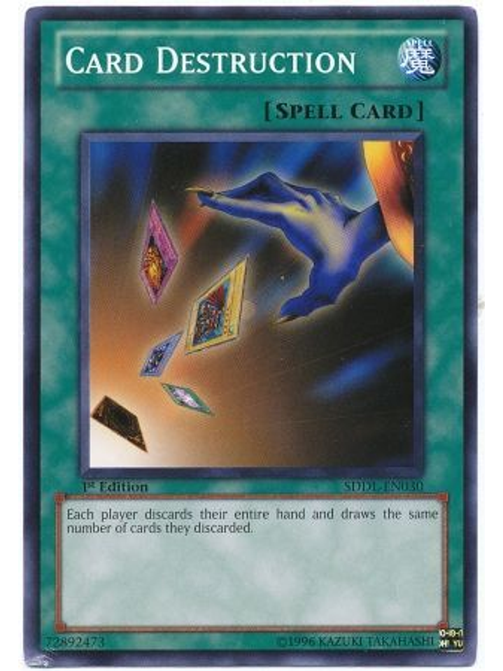 Card Destruction - SDDL-EN030 - Common 1st Edition 1