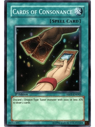 Cards of Consonance - ABPF-EN045 - Super Rare 1st Edition