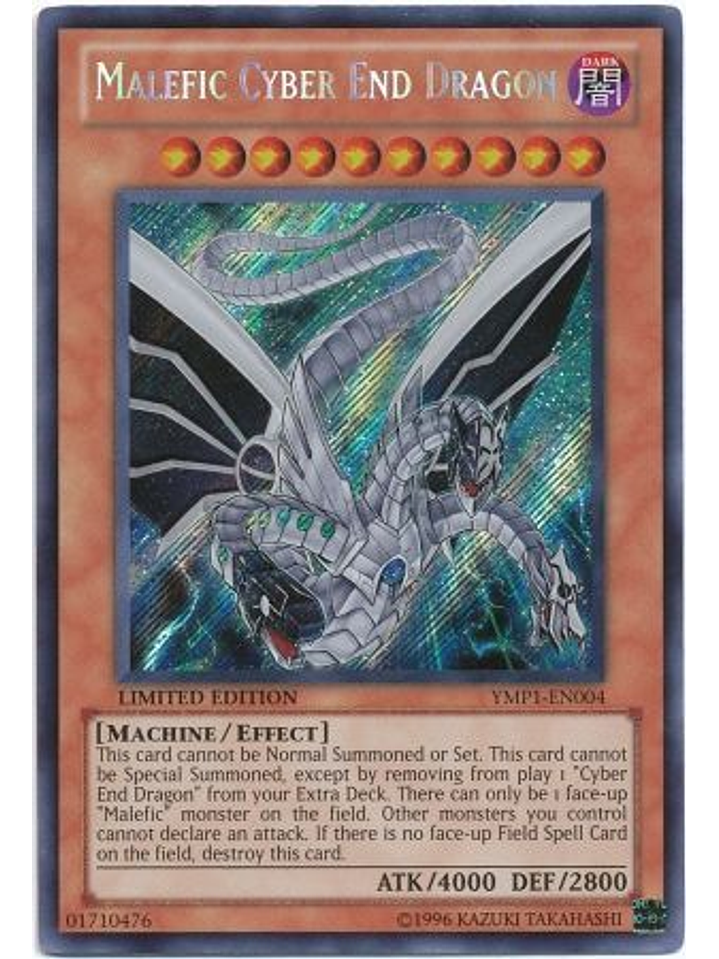 Malefic Cyber End Dragon - YMP1-EN004 - Secret Rare 1