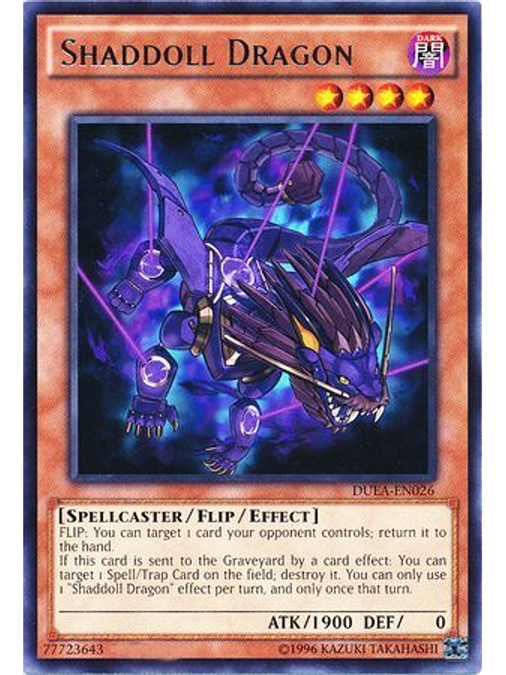 Shaddoll Dragon - DUEA-EN026 - Rare Unlimited 1