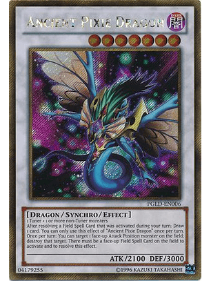 Ancient Pixie Dragon - PGLD-EN006 - Gold Secret Rare Unlimited