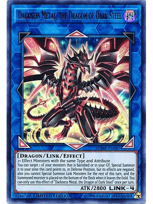 Darkness Metal, the Dragon of Dark Steel - JUMP-EN087 - Ultra Rare Limited Edition