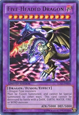 Five-Headed Dragon - LC03-EN004 - Ultra Rare 1st Edition