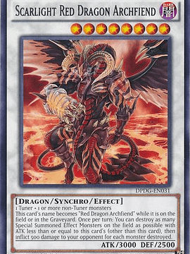Scarlight Red Dragon Archfiend - DPDG-EN031 - Rare 1st Edition