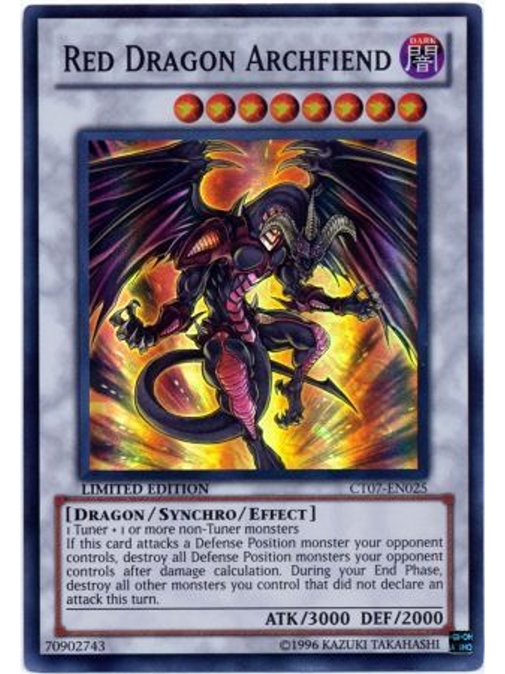 Red Dragon Archfiend - CT07-EN025 - Super Rare 1