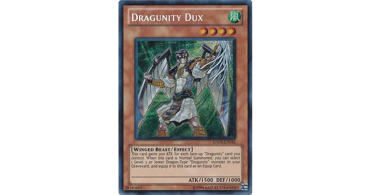 Dragunity Dux - HA03-EN031 - Secret Rare Unlimited