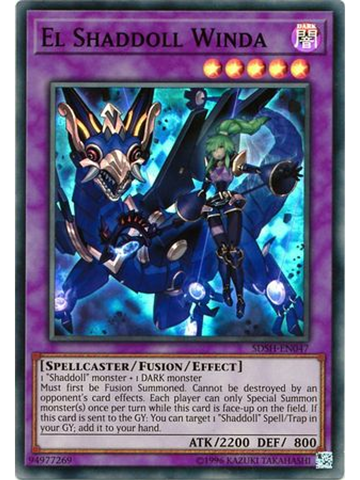 El Shaddoll Winda - SDSH-EN047 - Super Rare Unlimited 1