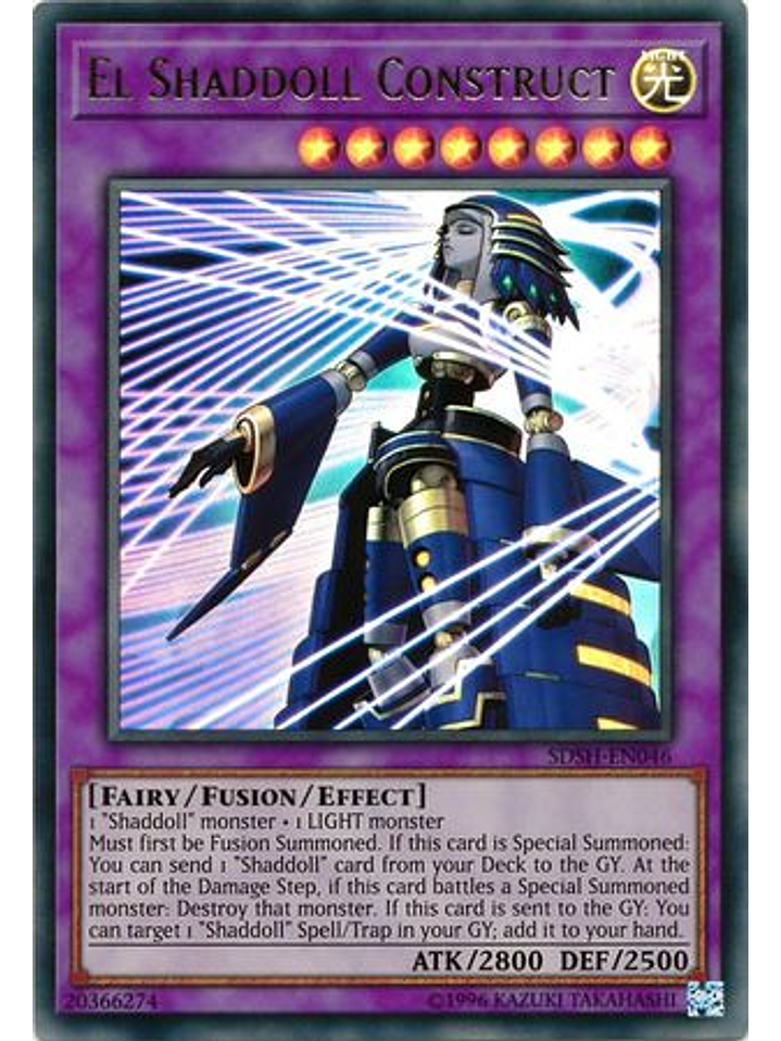 El Shaddoll Construct - SDSH-EN046 - Ultra Rare Unlimited 1