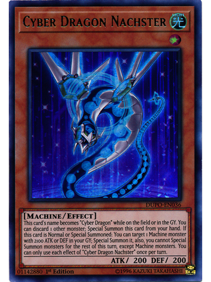 Cyber Dragon Nachster - DUPO-EN036 - Ultra Rare 1st Edition 1