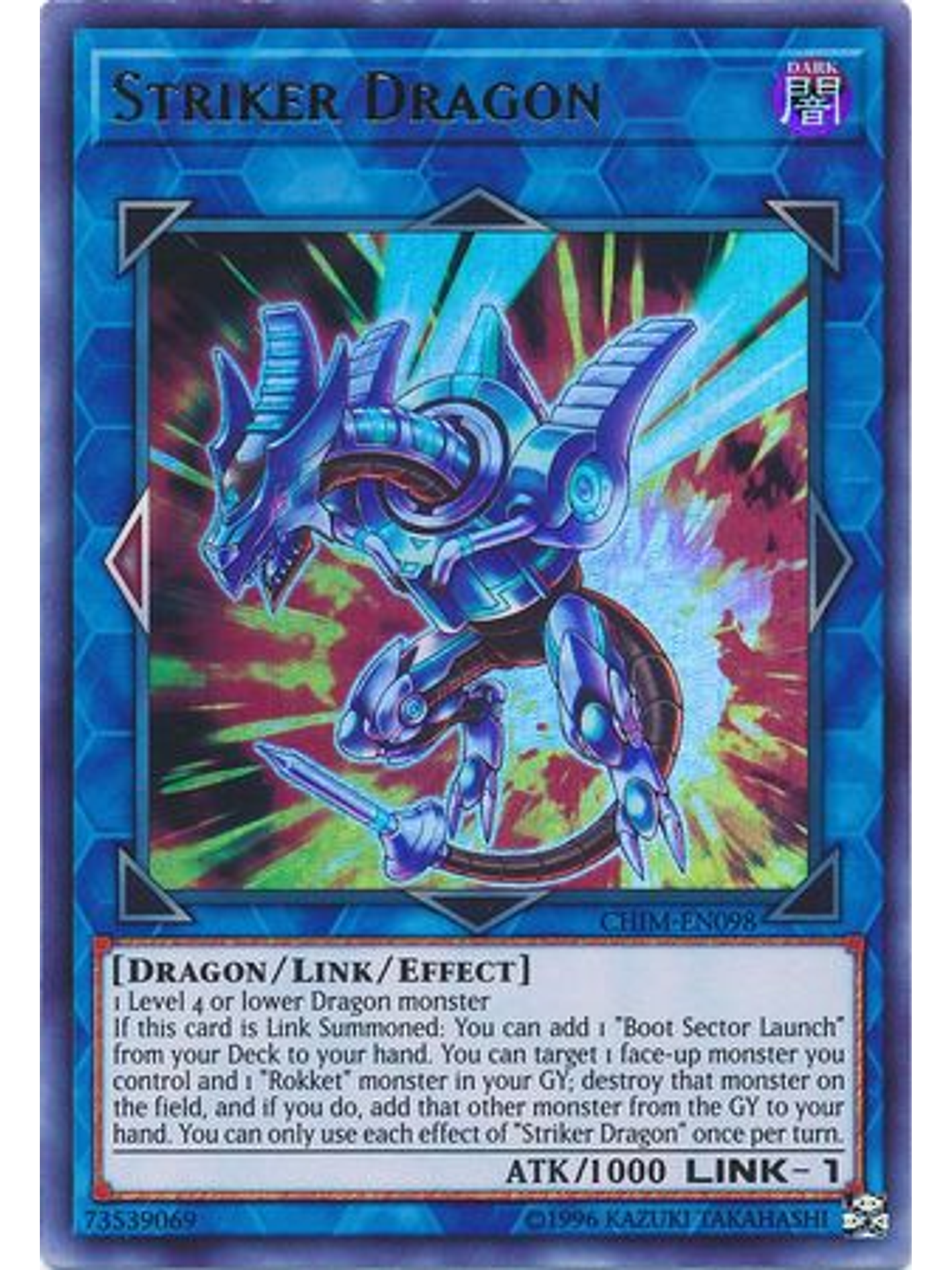Striker Dragon - CHIM-EN098 - Ultra Rare Unlimited 1