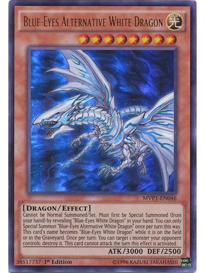 Blue-Eyes Alternative White Dragon - MVP1-EN046 - Ultra Rare 1st Edition 1