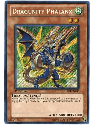 Dragunity Phalanx - HA03-EN035 - Secret Rare 1st Edition