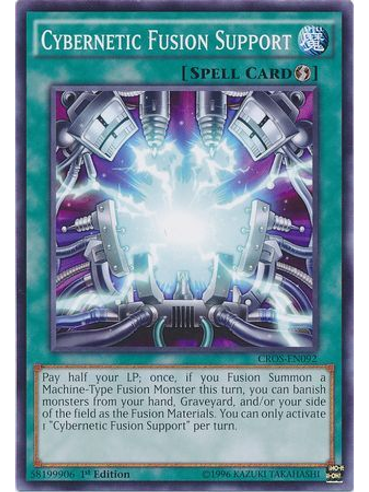 Cybernetic Fusion Support - CROS-EN092 - Common 1st Edition 1