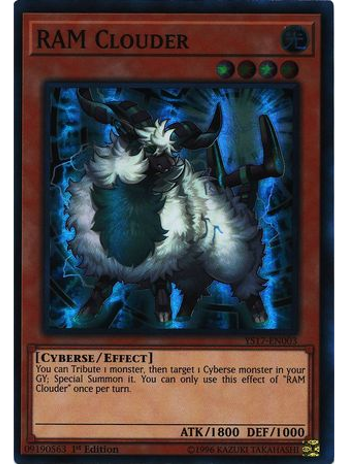 Ram Clouder - ys17-en003 - Super Rare 1st Edition 1