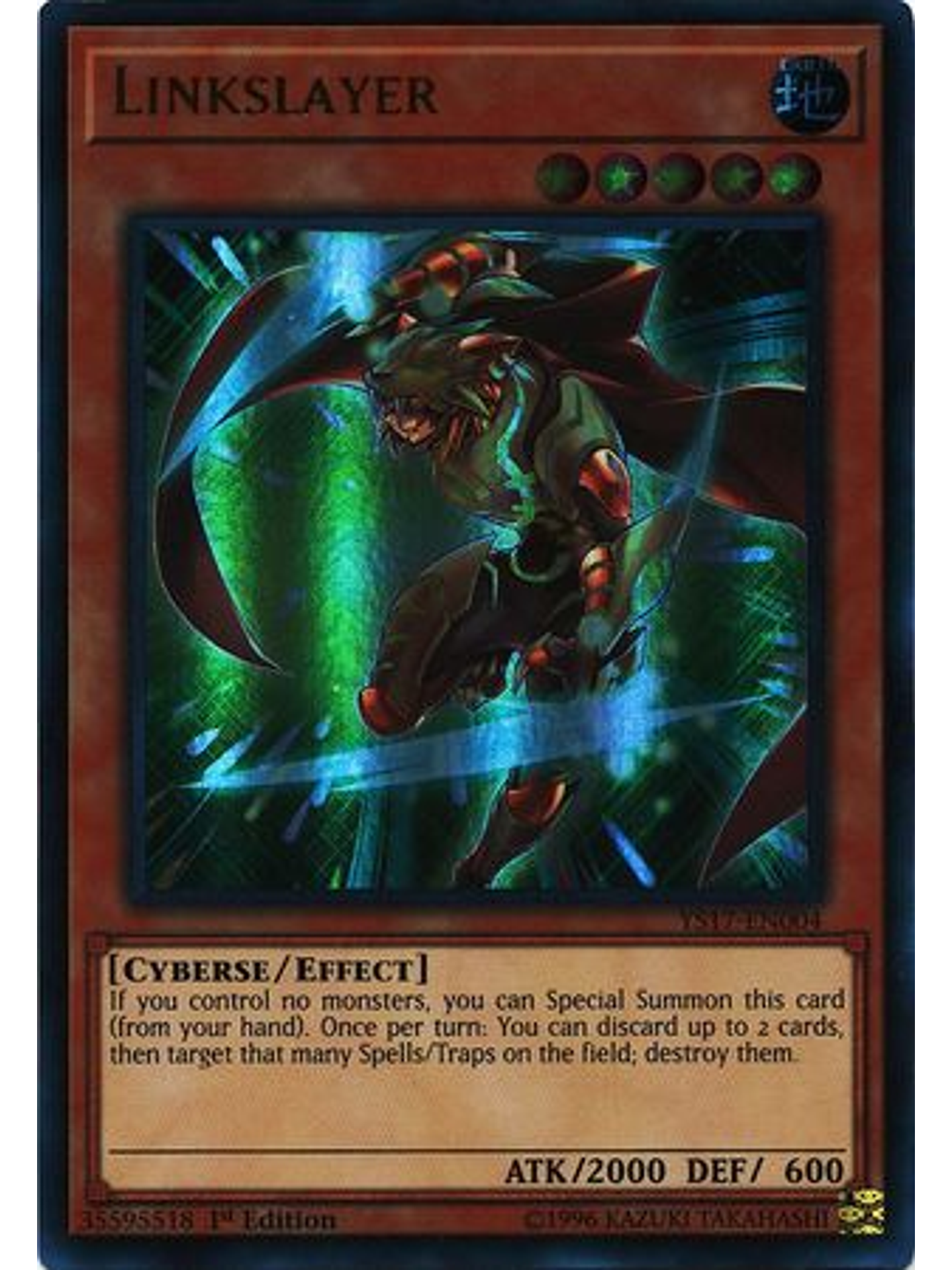 Linkslayer - ys17-en004 - Ultra Rare 1st Edition 1