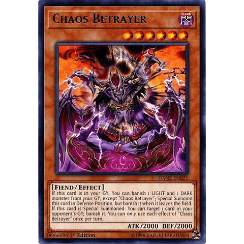 Chaos Betrayer - dane-en021 - Rare 1st Edition