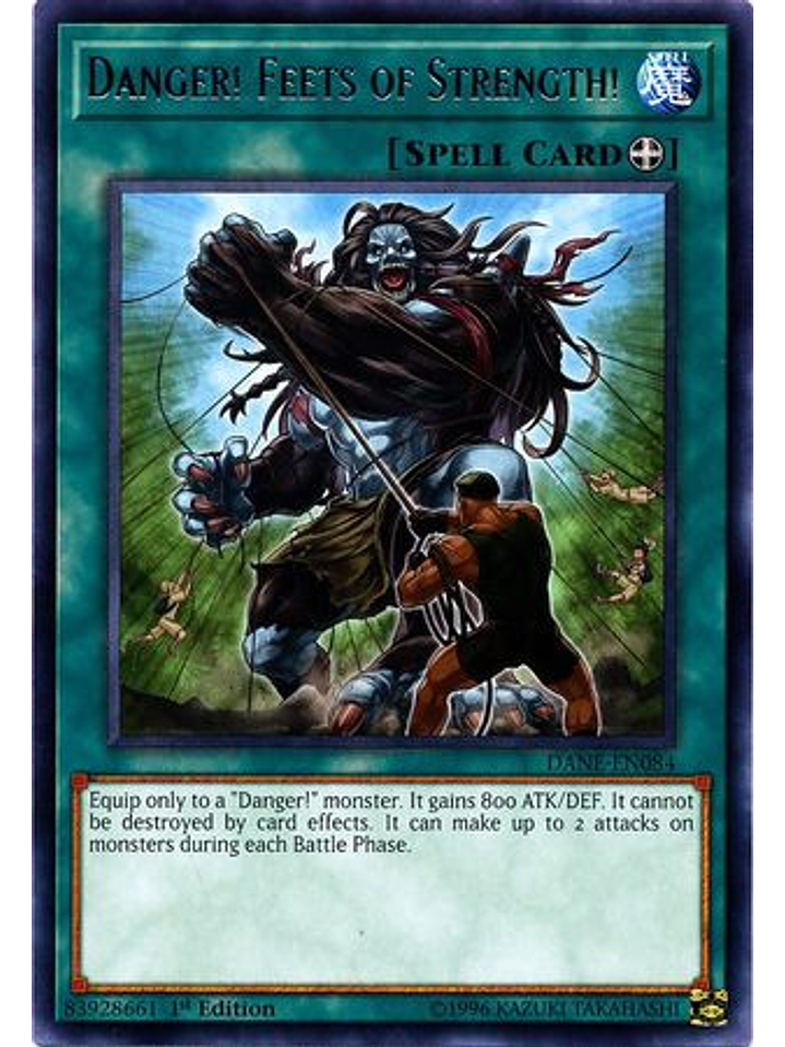 Danger! Feets of Strength! - DANE-EN084 - Rare 1st Edition 1