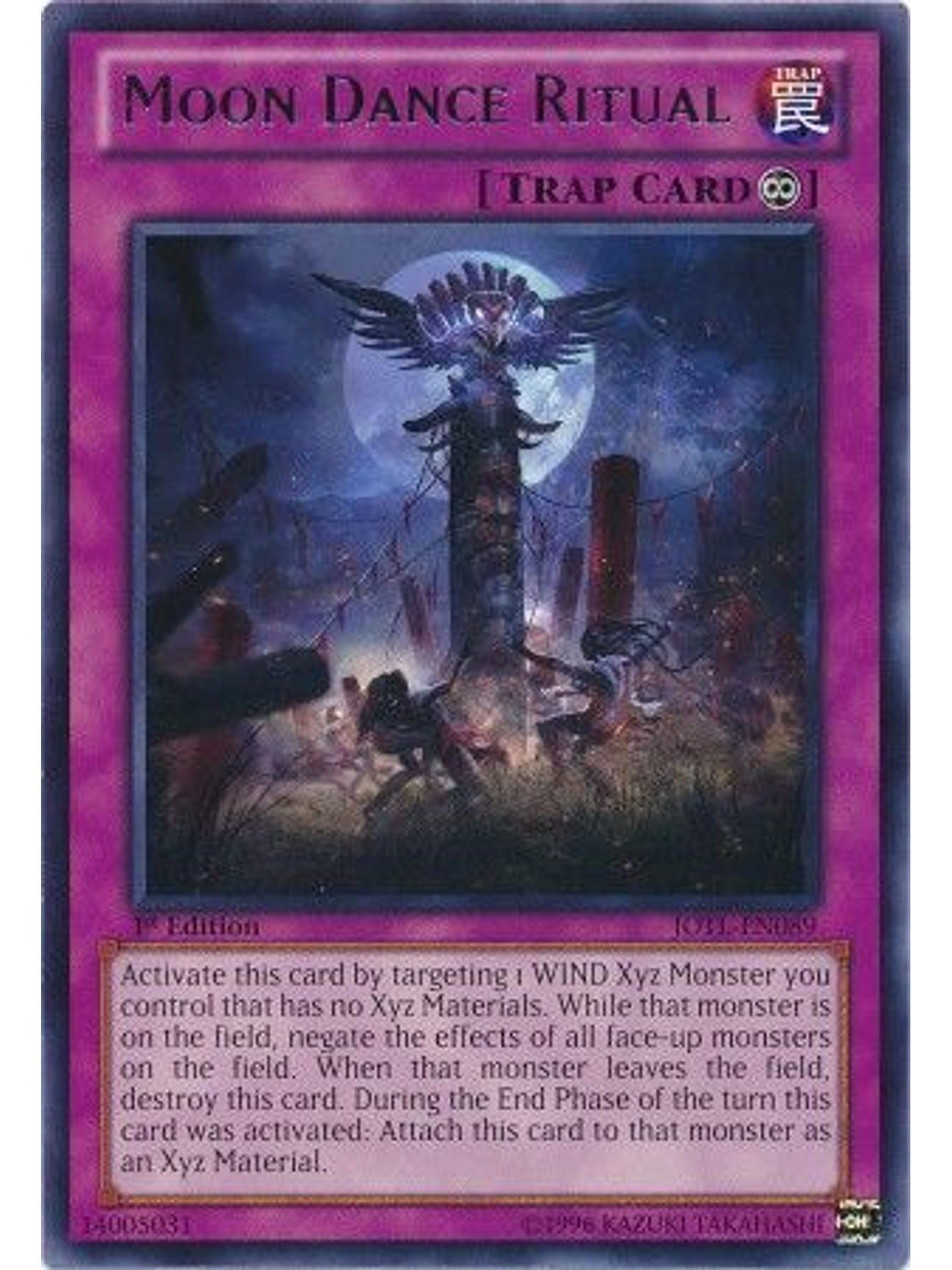 Moon Dance Ritual - jotl-en089 - Rare 1st Edition 1