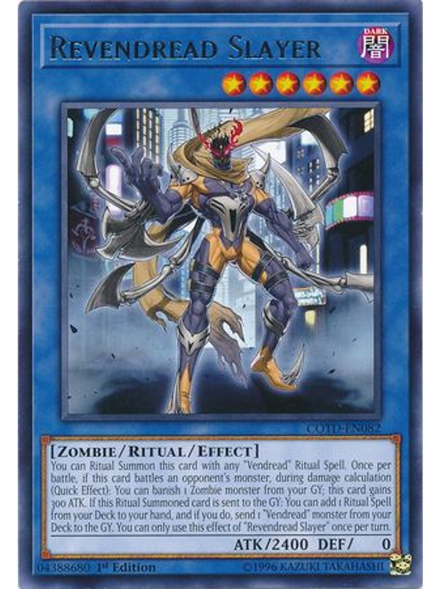 Revendread Slayer - cotd-en082 - Rare 1st Edition 1