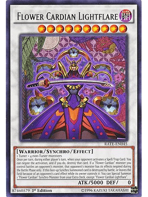 Flower Cardian Lightflare - rate-en045 - Rare 1st Edition