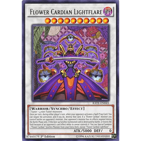 Flower Cardian Lightflare - rate-en045 - Rare 1st Edition