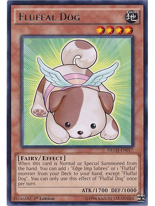 Fluffal Dog - nech-en017 - Rare 1st Edition