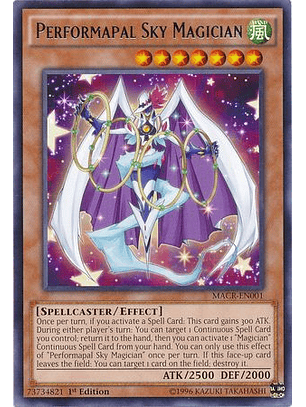 Performapal Sky Magician - macr-en001 - Rare 1st Edition