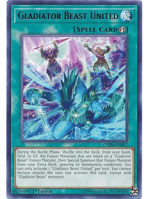 Gladiator Beast United - CHIM-EN057 - Rare 1st Edition