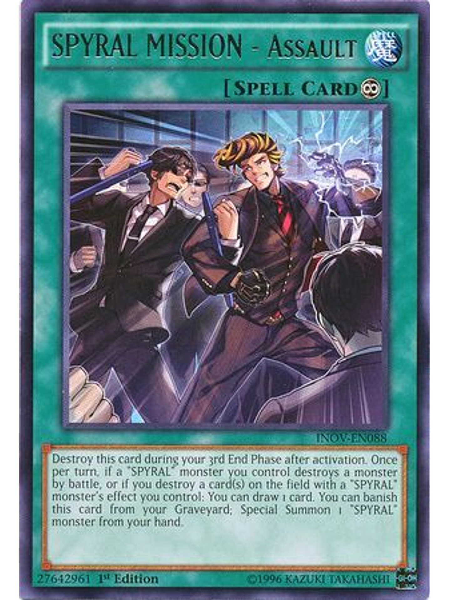 SPYRAL MISSION - Assault - INOV-EN088 - Rare 1st Edition 1