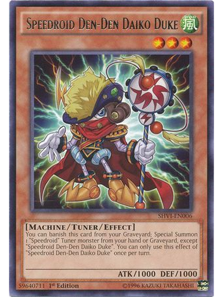 Speedroid Den-den Daiko Duke - shvi-en006 - Rare 1st Edition 1