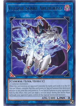 Vector Scare Archfiend - exfo-en040 - Rare 1st Edition
