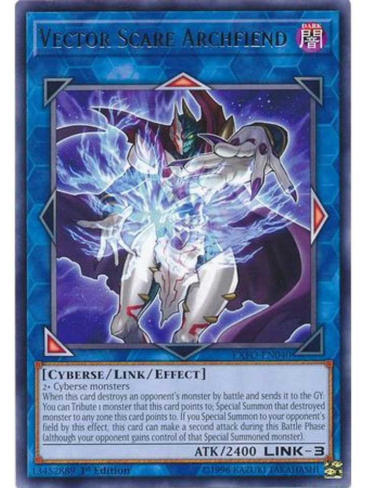 Vector Scare Archfiend - exfo-en040 - Rare 1st Edition 1