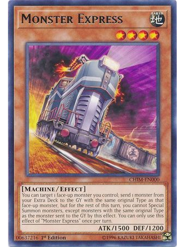 Monster Express - CHIM-EN000 - Rare 1st Edition 1